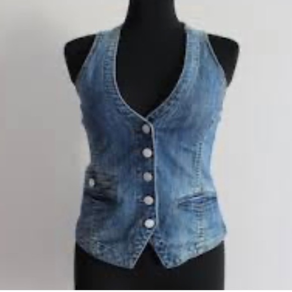 H&M Jackets & Blazers - H&M size 8 jean vest